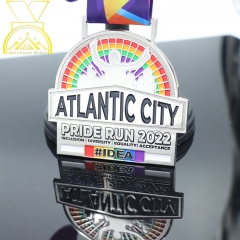 Custom Factory Made Metal Award Commemorative Running Marathon Sports Gold Plated Medals
