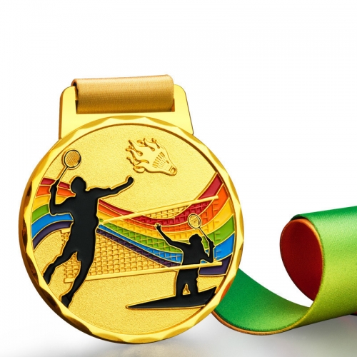 Custom Manufacturer Metal Tennis Badminton Medals